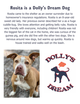 Dolly's Dream Dogs Adopted