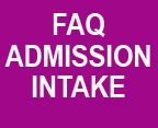 FAQ Admissions
